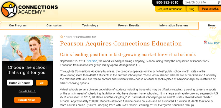 PearsonAcquiresConnections