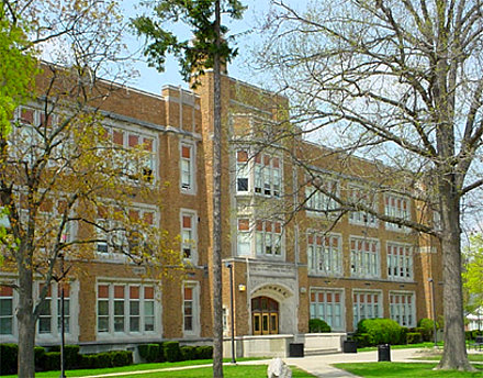 Royal Oak Dondero High School (now Royal Oak Middle School) where Ken began his career