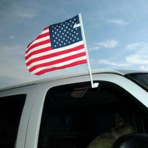 "Putting an American flag on your SUV, really is the least you can do."  Bill Maher